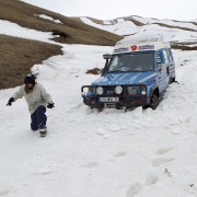 Isbamobile dans la neige