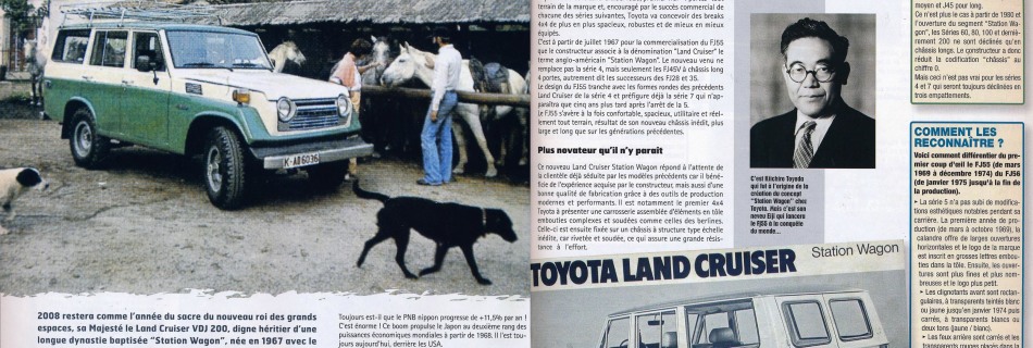 L’historique du Toyota Land Cruiser FJ55